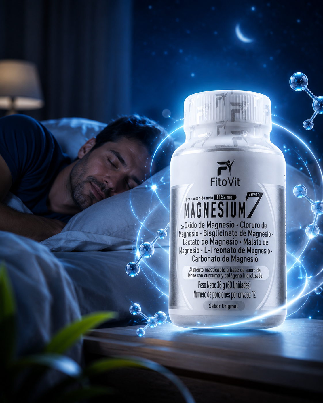 Magnesium7® | Complejo 7 Magnesios en pastillas masticables